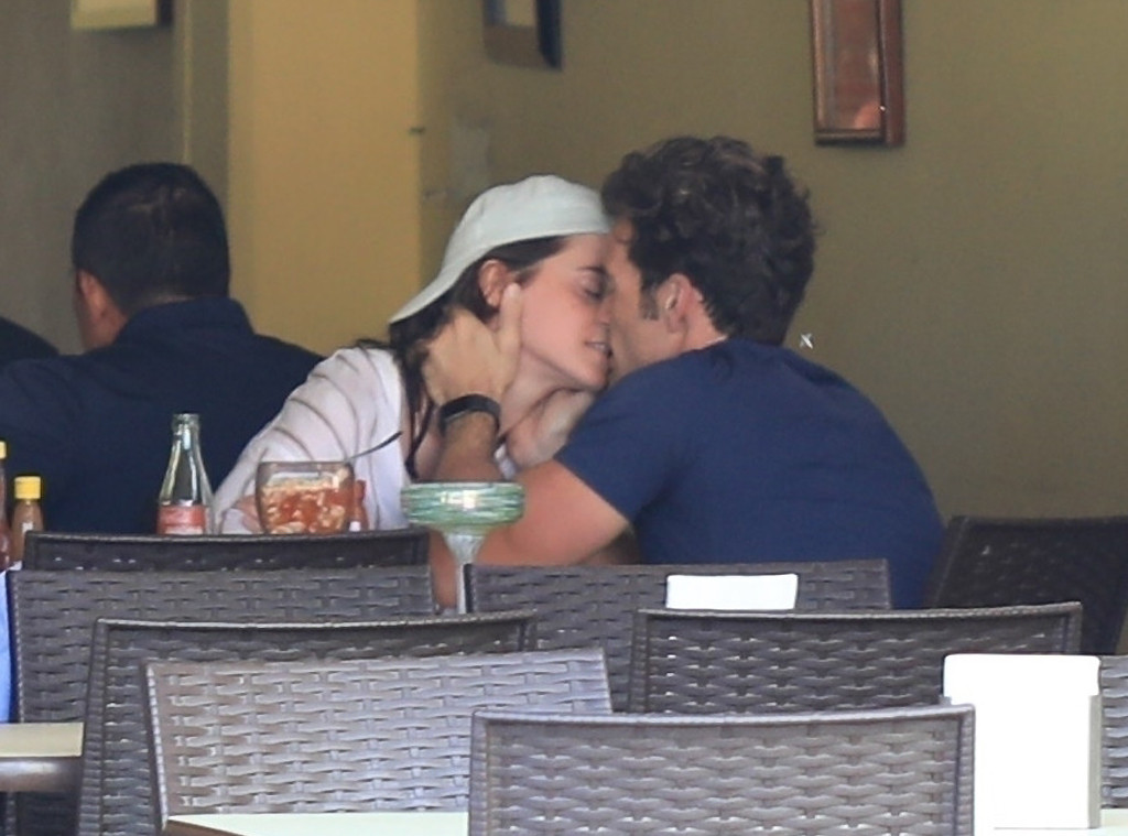 Emma Watson Kisses Brendan Wallace During Mexico Vacation
